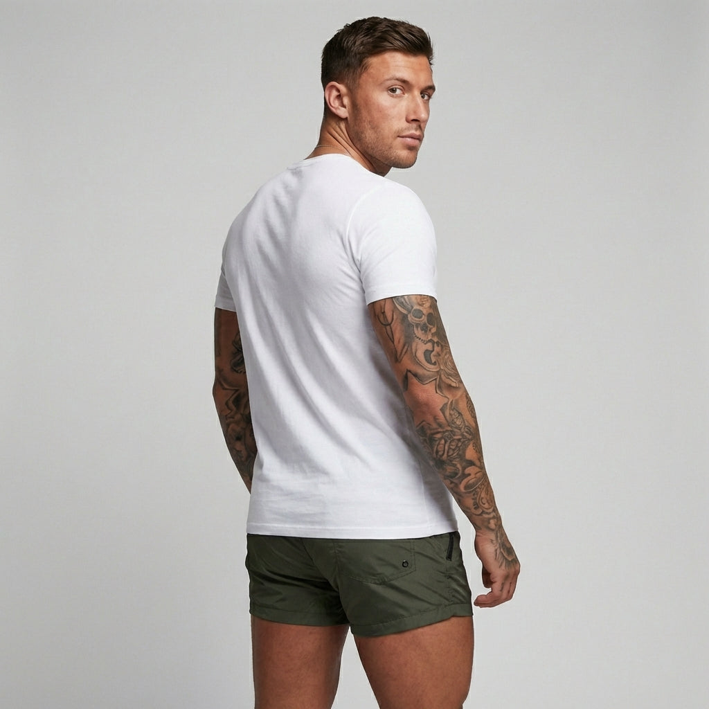 Davy | Men's Swim Shorts with Zipper Pockets