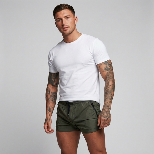 Davy | Men's Swim Shorts with Zipper Pockets