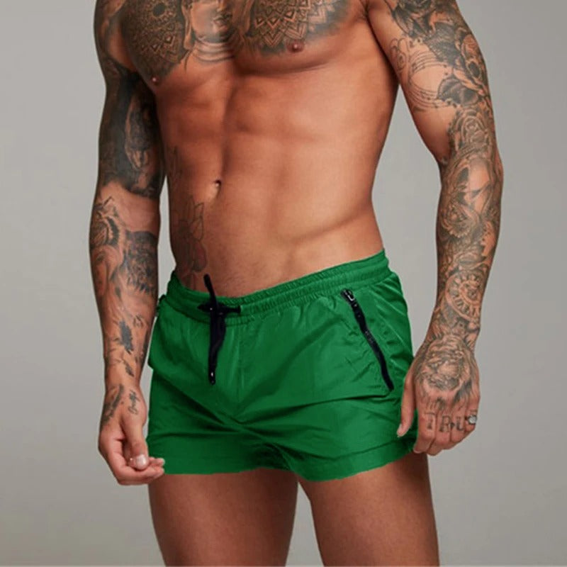 Davy | Men's Swim Shorts with Zipper Pockets
