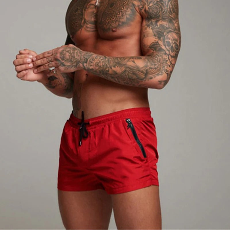 Davy | Men's Swim Shorts with Zipper Pockets