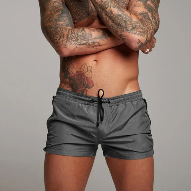 Davy | Men's Swim Shorts with Zipper Pockets