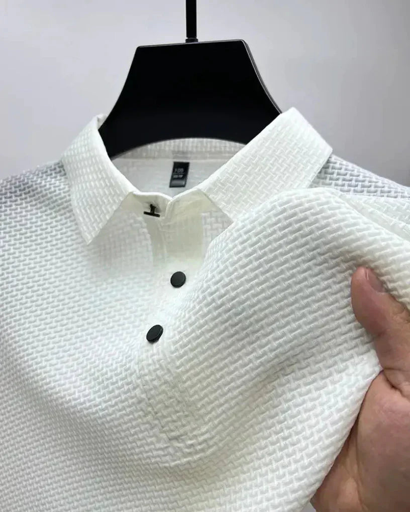 Davy | Men's Textured Polo Shirt