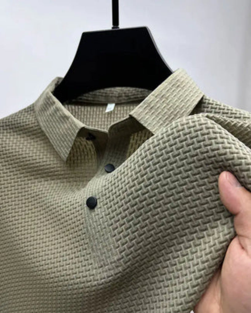 Davy | Men's Textured Polo Shirt
