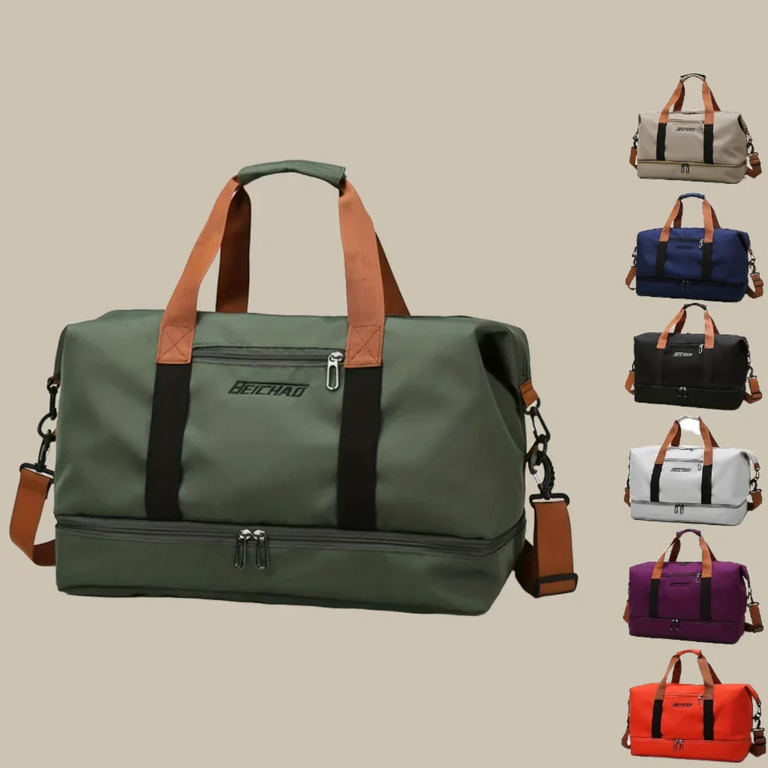 Davy | Men's Travel Duffel Bag with Shoe Compartment