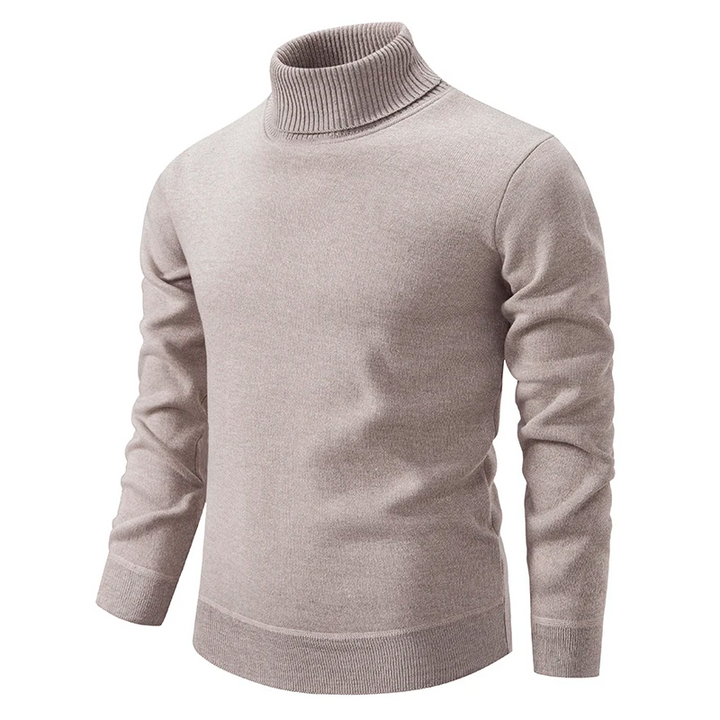 Davy | Men's Turtleneck Sweater Ribbed