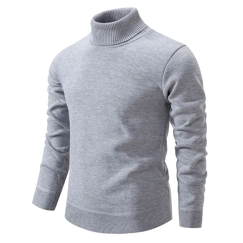 Davy | Men's Turtleneck Sweater Ribbed