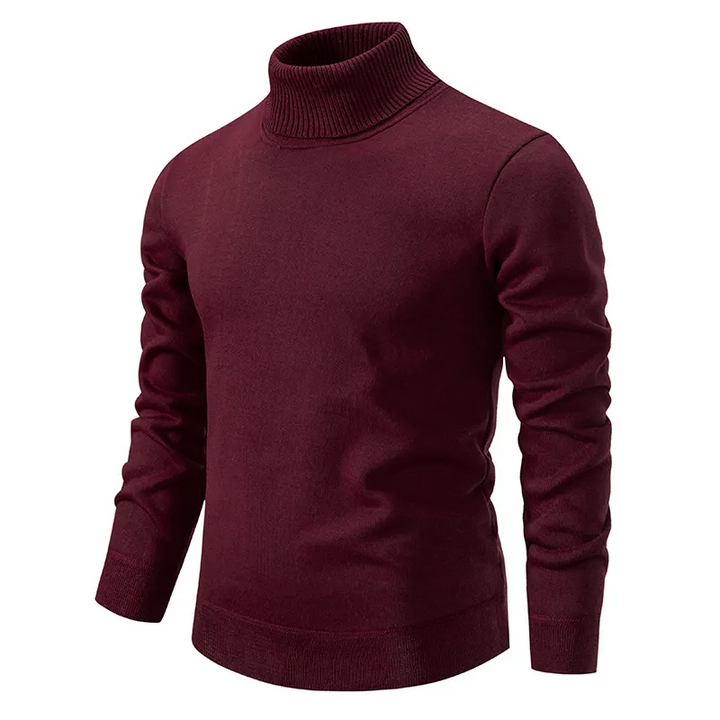 Davy | Men's Turtleneck Sweater Ribbed