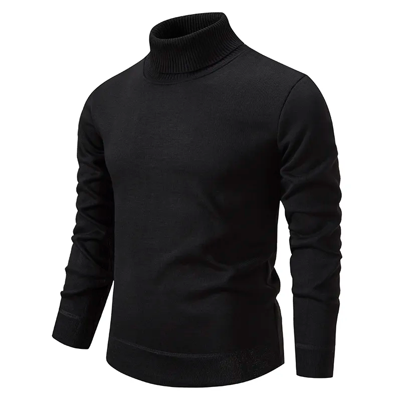 Davy | Men's Turtleneck Sweater Ribbed