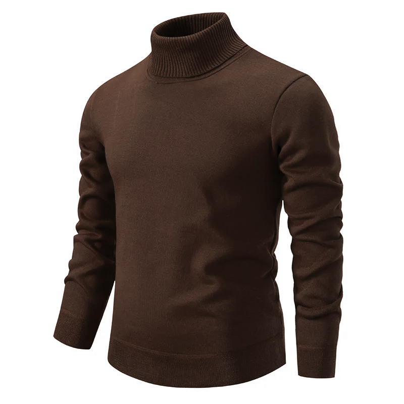 Davy | Men's Turtleneck Sweater Ribbed