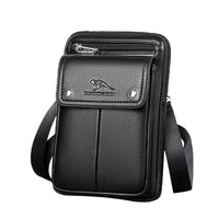 Davy | Sac bandoulière vertical pour homme avec poche à rabat