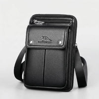 Davy | Sac bandoulière vertical pour homme avec poche à rabat