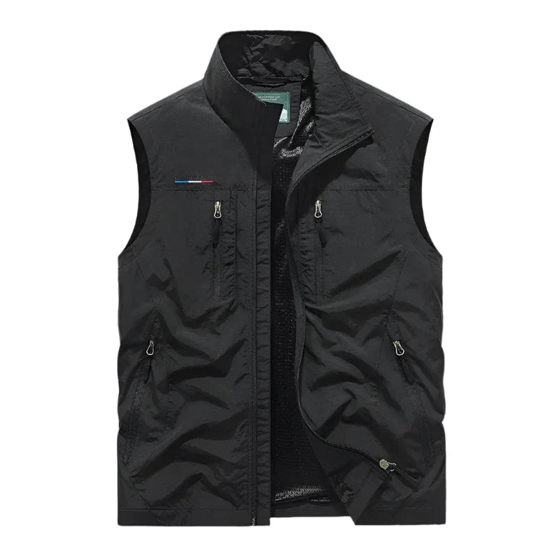 Davy | Men's Waterproof Vest with Zipper Pockets
