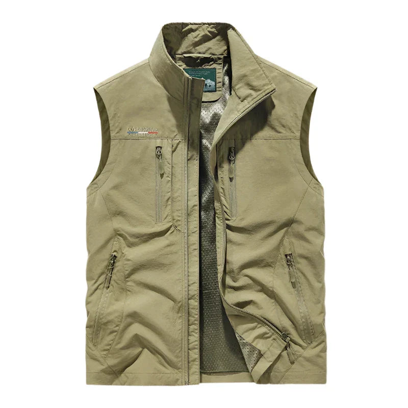 Davy | Men's Waterproof Vest with Zipper Pockets