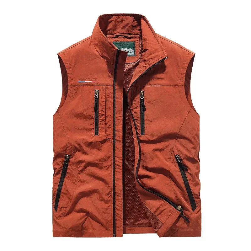 Davy | Men's Waterproof Vest with Zipper Pockets