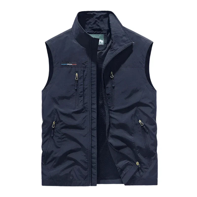 Davy | Men's Waterproof Vest with Zipper Pockets