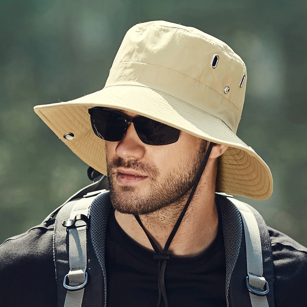 Davy | Men's Wide Brim Sun Hat with UV Protection
