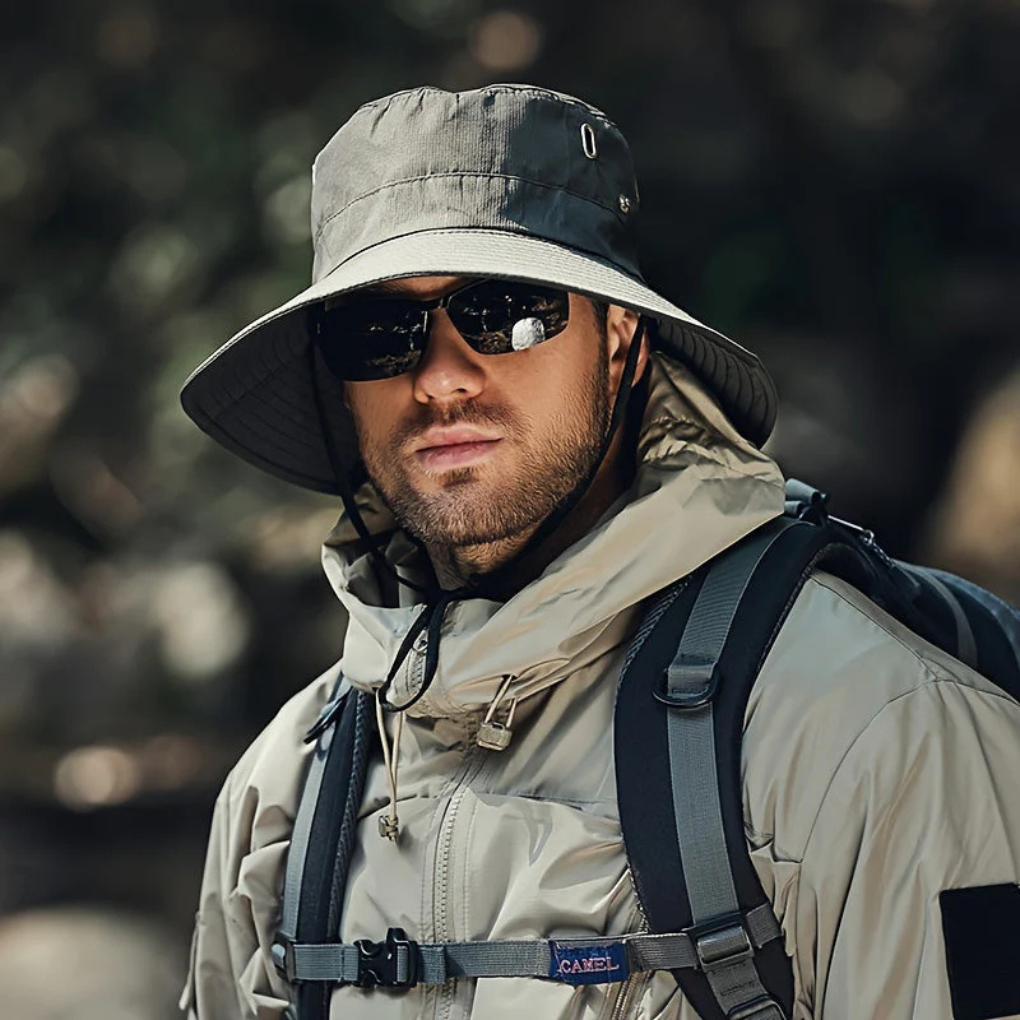 Davy | Men's Wide Brim Sun Hat with UV Protection