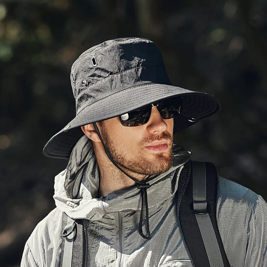 Davy | Men's Wide Brim Sun Hat with UV Protection