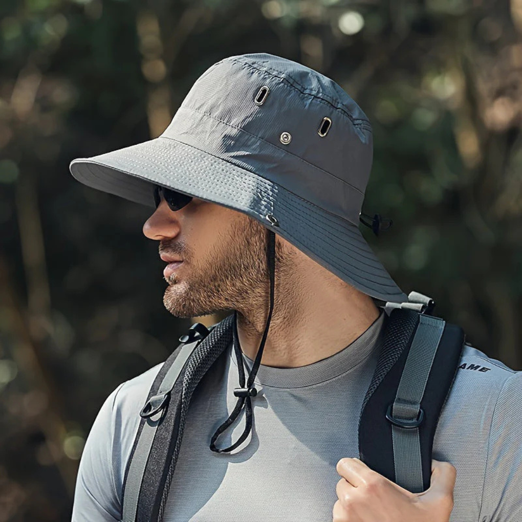 Davy | Men's Wide Brim Sun Hat with UV Protection