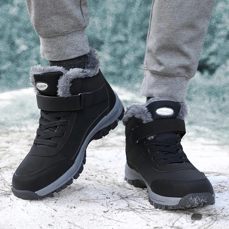 Davy | Men's Winter Snow Boots with Fur Lining