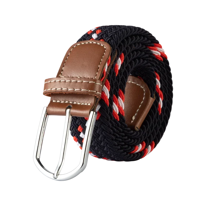 Davy | Men's Woven Stretch Belt with Classic Buckle