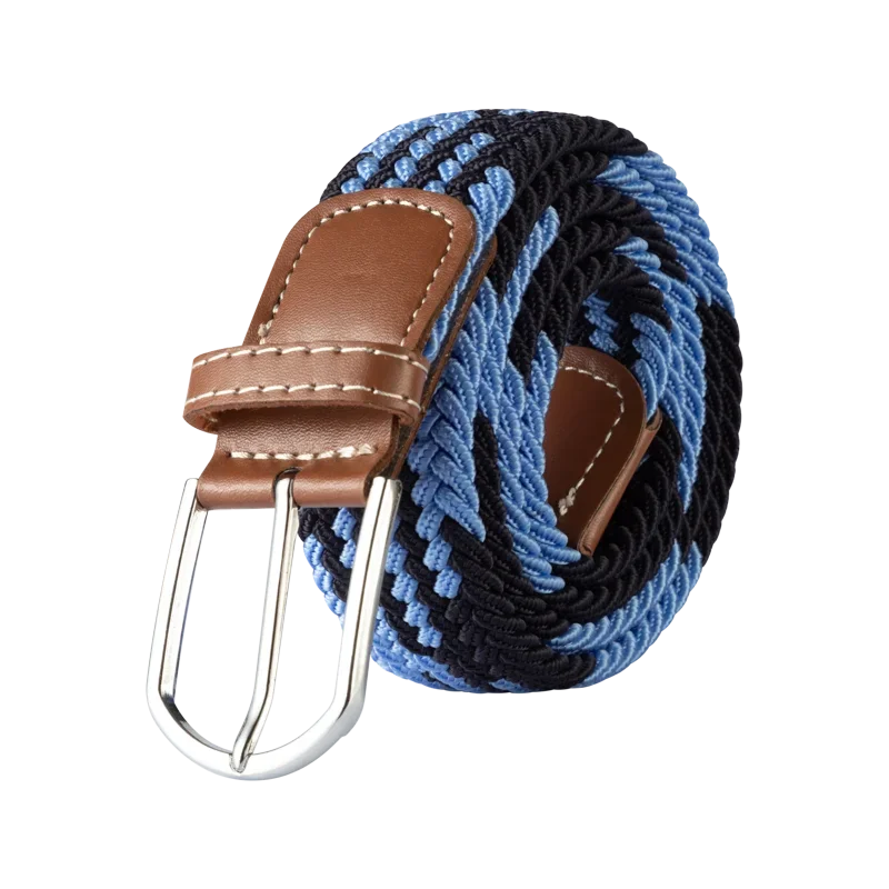 Davy | Men's Woven Stretch Belt with Classic Buckle