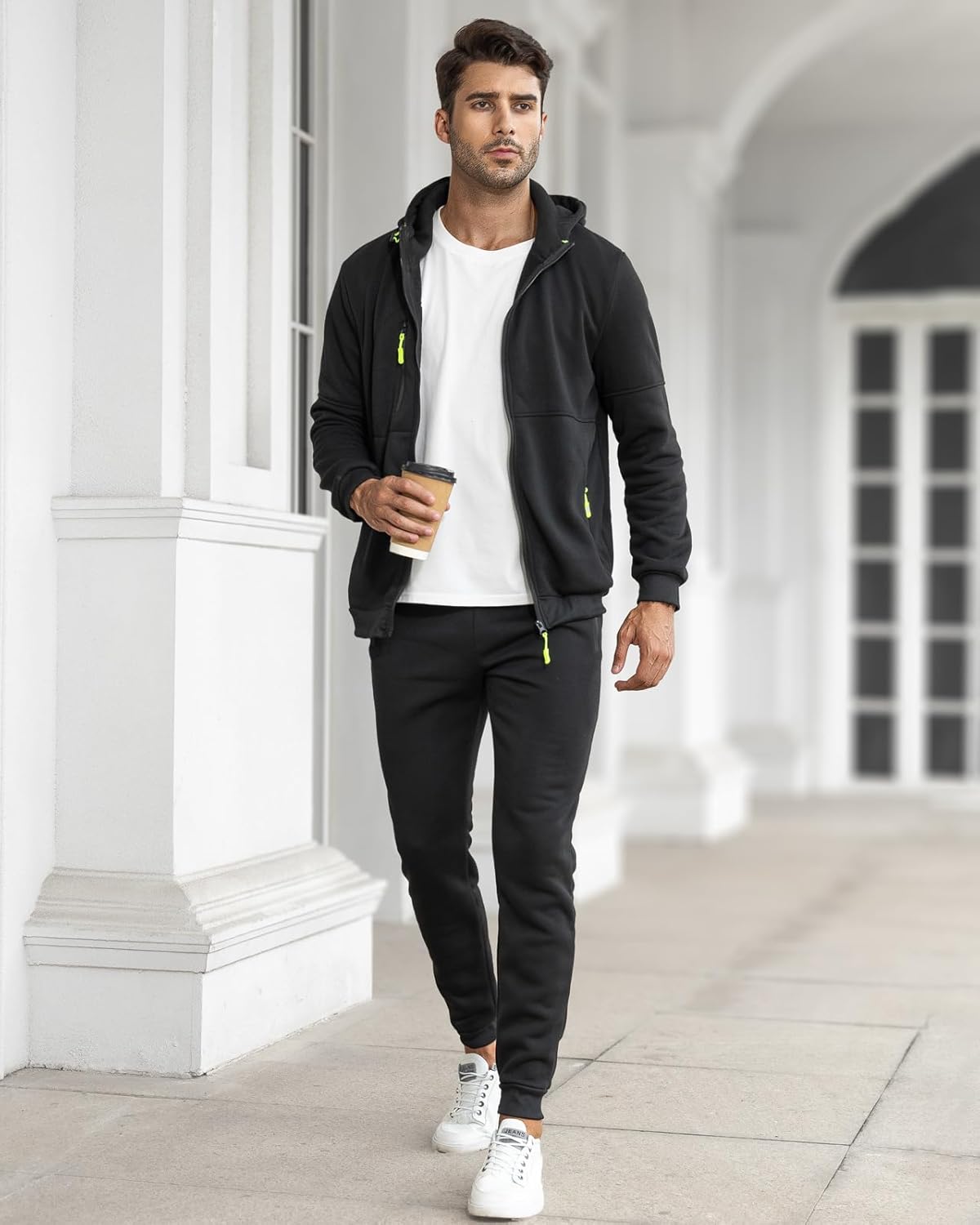 Davy | Men's Zip-Up Hoodie and Jogger Training Set