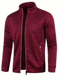 Davy | Chaqueta de punto con cremallera elevada