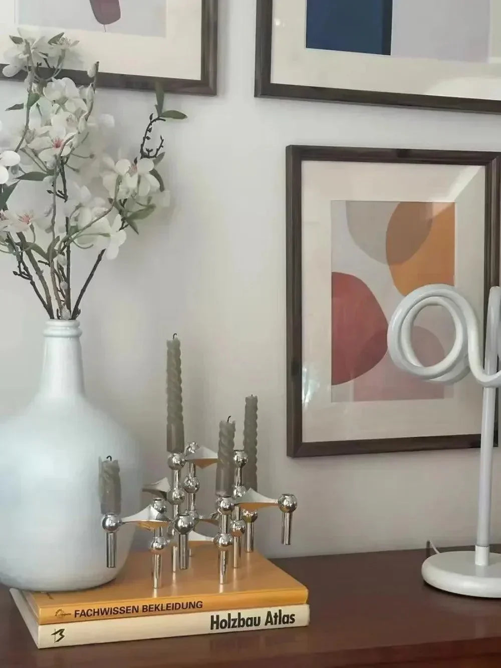 Davy | Metal Candle Holder – Modular Molecular Design, Table & Decor