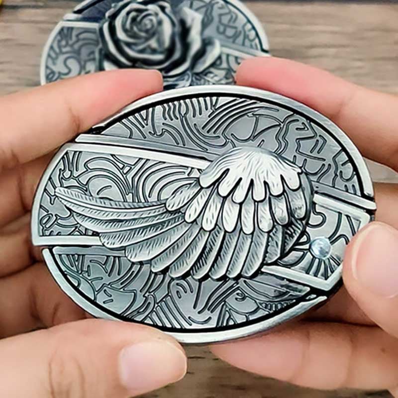 Davy | Metal Oval Cowboys Belt Buckle