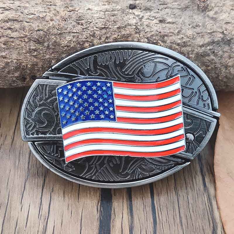 Davy | Metal Oval Cowboys Belt Buckle