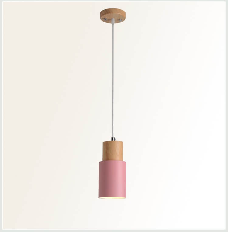 Davy | Metal Wood Pendant Light | Modern Industrial Design