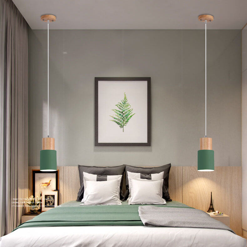Davy | Metal Wood Pendant Light | Modern Industrial Design
