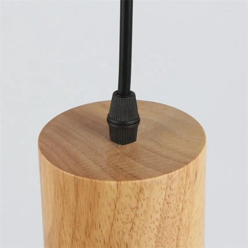 Davy | Metal Wood Pendant Light | Modern Industrial Design