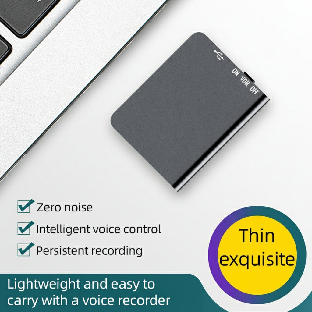 Davy | Miniature Voice Recorder – Small, Discreet, and Powerful Audio Capture | Perfect for Stealth Recording and Voice Activation