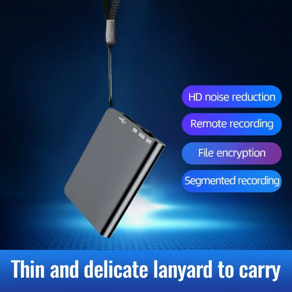 Davy | Miniature Voice Recorder – Small, Discreet, and Powerful Audio Capture | Perfect for Stealth Recording and Voice Activation