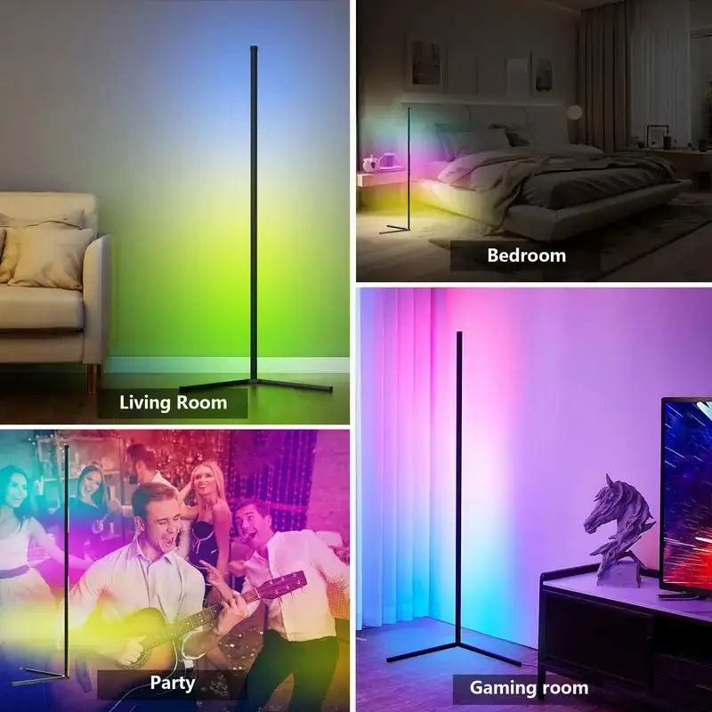 Davy | Modern Floor Lamp - Minimalist Corner Lighting with App Control