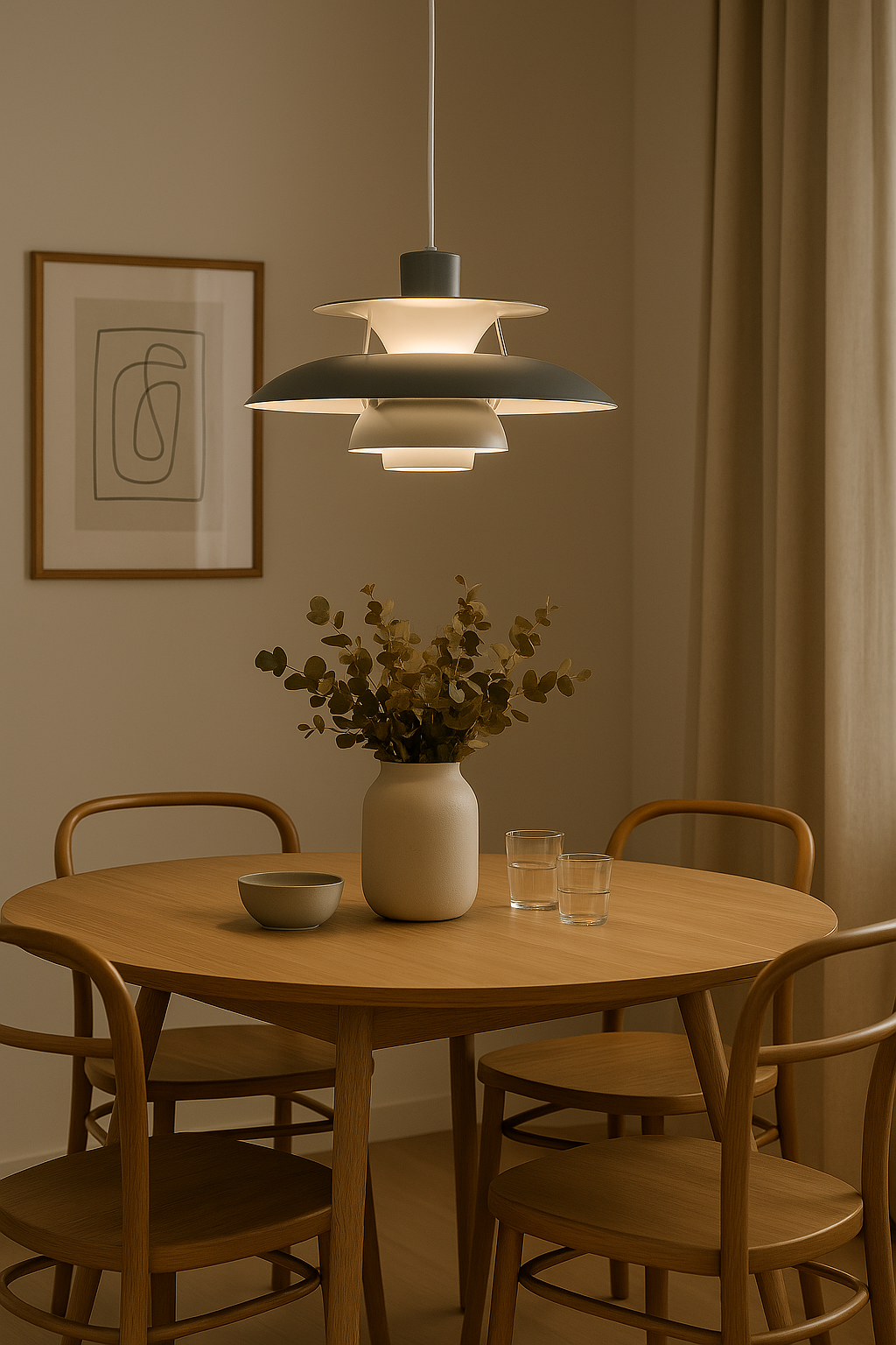 Davy | Modern LED Ceiling Lamp Round – Dimmable & Durable – Stylish Lighting for Living Room, Dining Room & Office