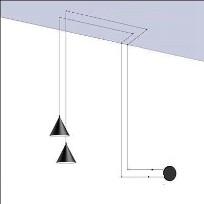 Davy | Modern Pendant Light | Minimalist Metal Design