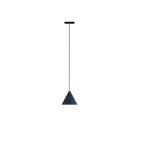 Davy | Minimalist Hanging Light | Black Metal Pendant