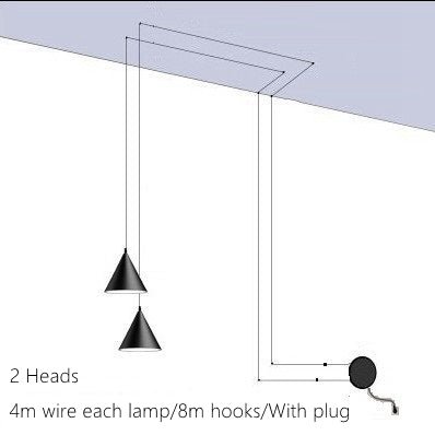 Davy | Modern Pendant Light | Minimalist Metal Design