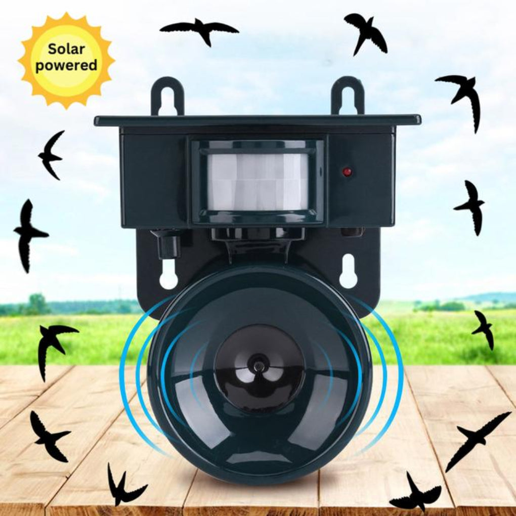 Davy | Motion Sensor Bird Repeller with Solar Power