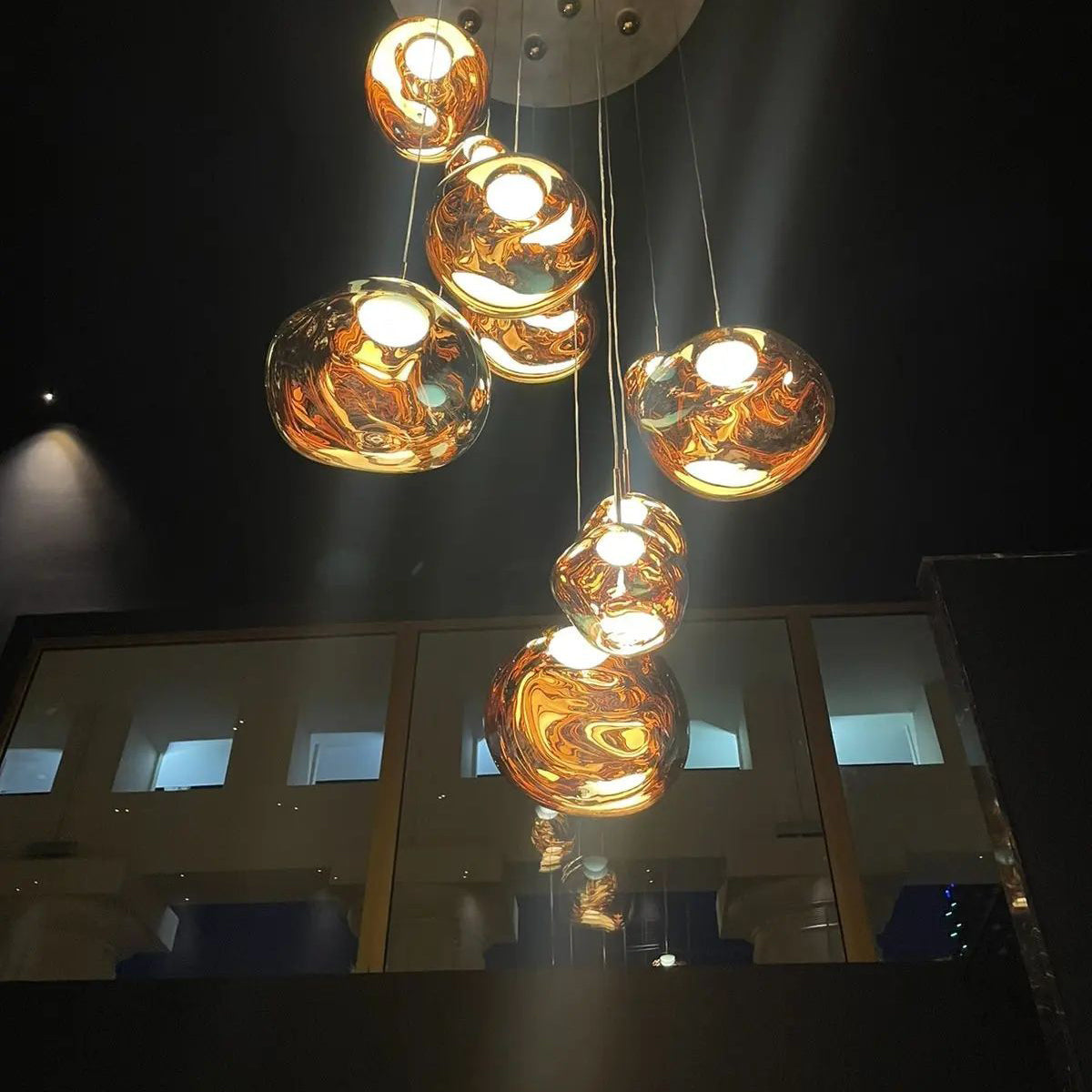 Davy | Multi-Arm Pendant Light | Sculptural Melt Design