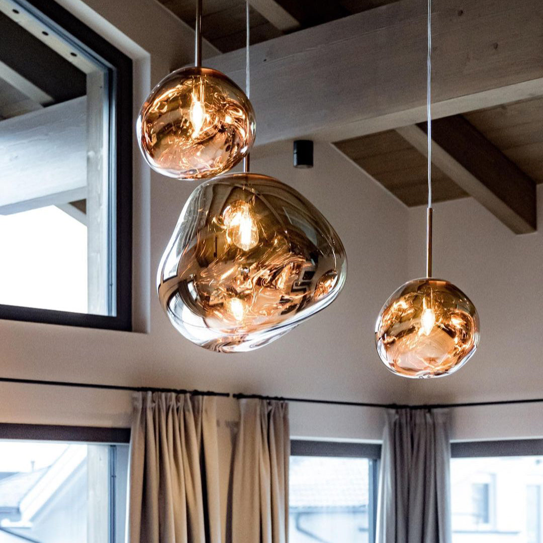 Davy | Multi-Arm Pendant Light | Sculptural Melt Design