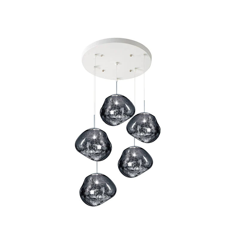 Davy | Multi-Arm Pendant Light | Sculptural Melt Design