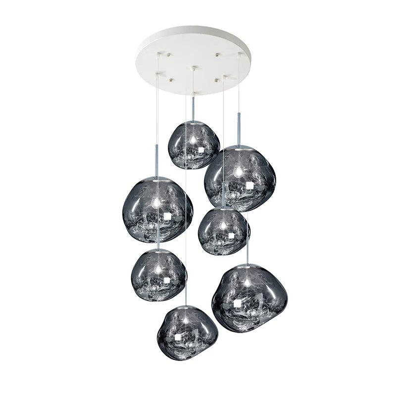 Davy | Multi-Arm Pendant Light | Sculptural Melt Design