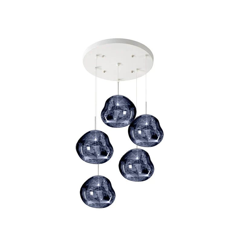 Davy | Multi-Arm Pendant Light | Sculptural Melt Design