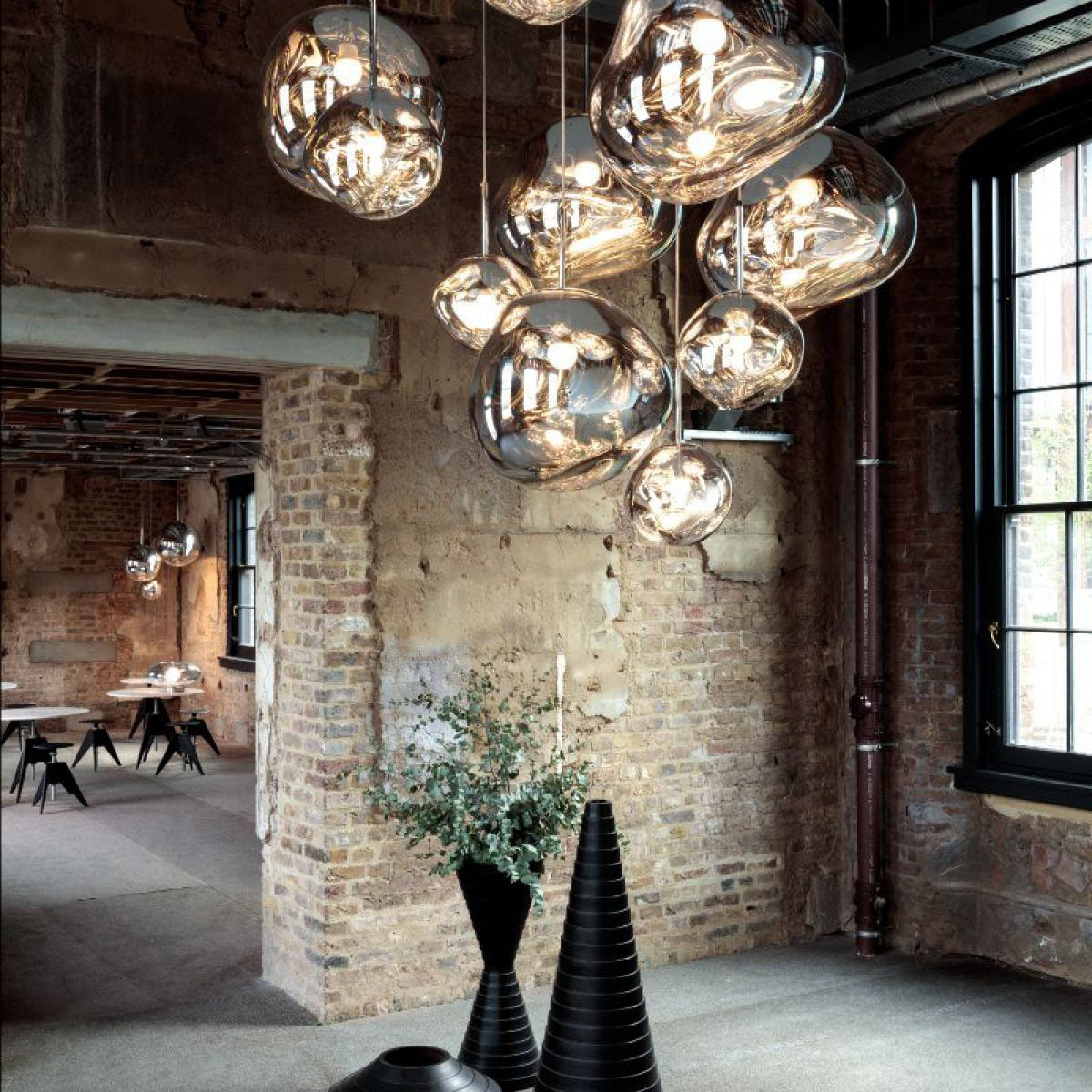 Davy | Multi-Arm Pendant Light | Sculptural Melt Design