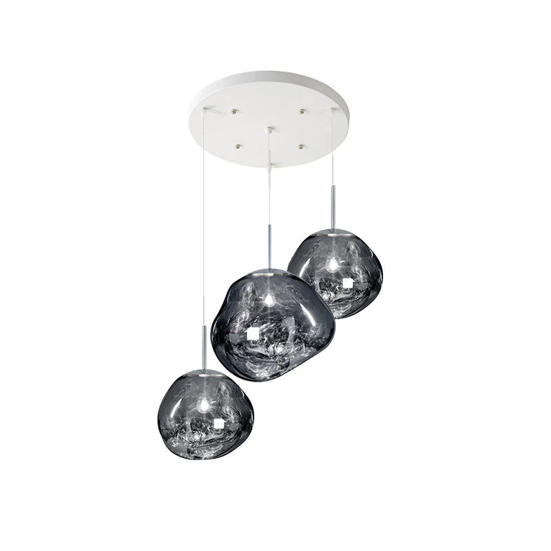 Davy | Multi-Arm Pendant Light | Sculptural Melt Design