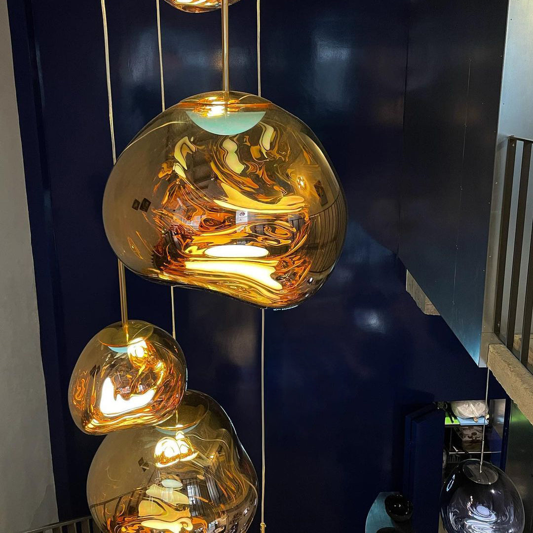 Davy | Multi-Arm Pendant Light | Sculptural Melt Design